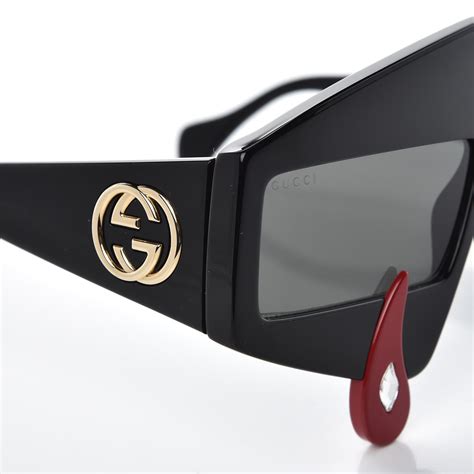 gucci blood drop sunglasses|Designer Sunglasses for Women .